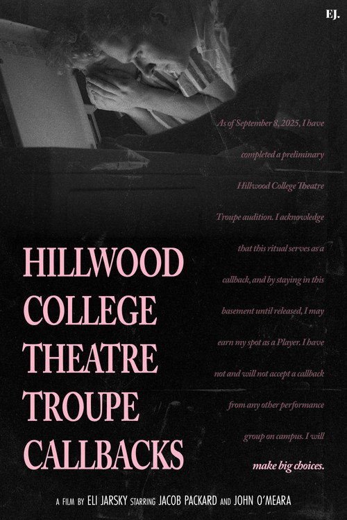 Hillwood College Theatre Troupe Callbacks poster